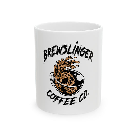Brewslinger Logo Mug, 11oz